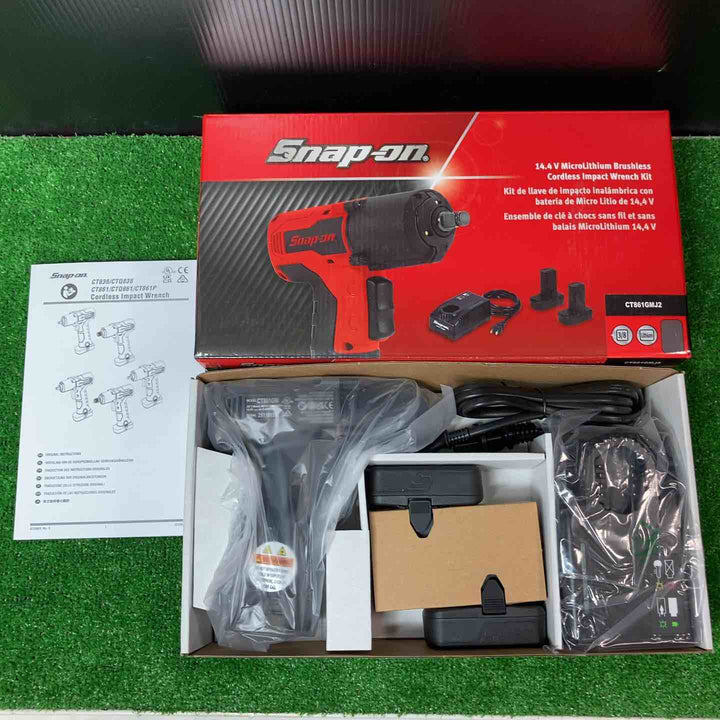 スナップオン/Snap-on 14.4V 3/8sq コードレスインパクトレンチ CT861GMJ2 ガンメタ バッテリー2個付きフルセット【岩槻店】
