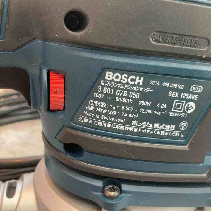 ◇BOSCH(ボッシュ) 吸じんランダムアクションサンダー GEX125AVE【八潮店】