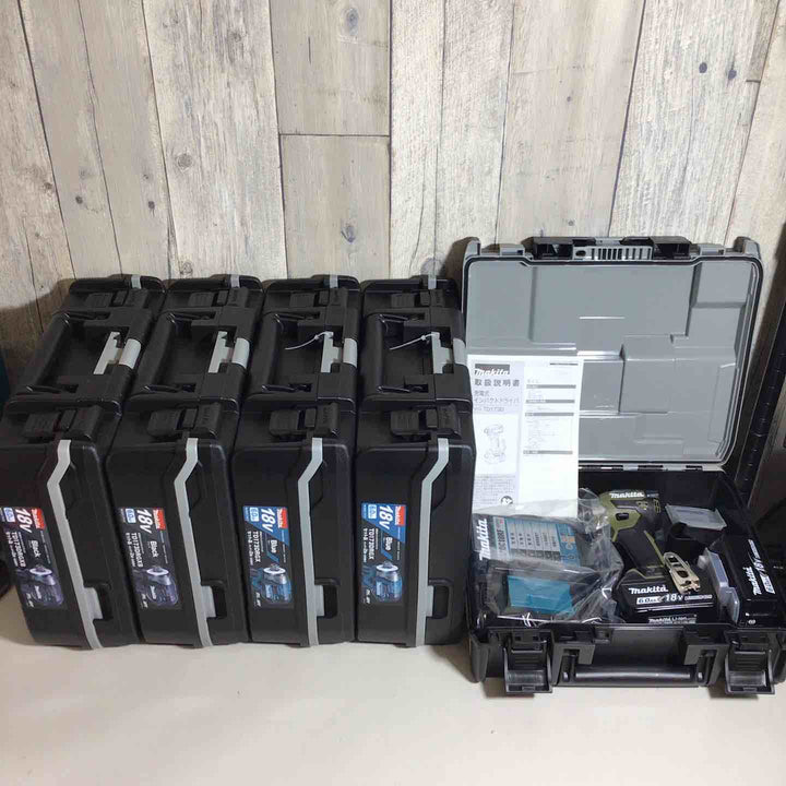 【未使用品】 マキタ makita コードレス インパクトドライバー TD173DRGX TD173DRGXB TD173DRGXO 5台 インパクト 青 ブルー 黒 ブラック オリーブ 【戸田店】