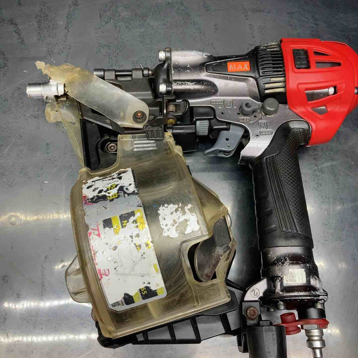 マックス(MAX) 高圧エア釘打ち機 HN-65FW1(アタッチメントV付)【川越店】