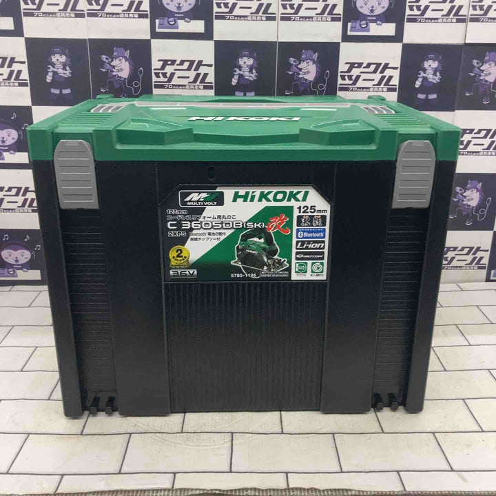 ★ハイコーキ(HIKOKI ※旧:日立工機) コードレス丸のこ C3605DB(SK)(2XPS)【所沢店】