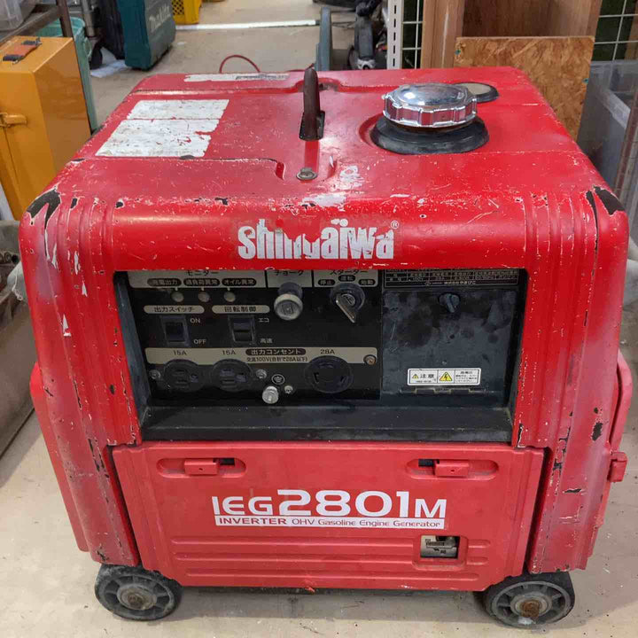 【店頭受取り限定】◇新ダイワ(Shindaiwa) インバーター発電機 IEG2801M【町田店】