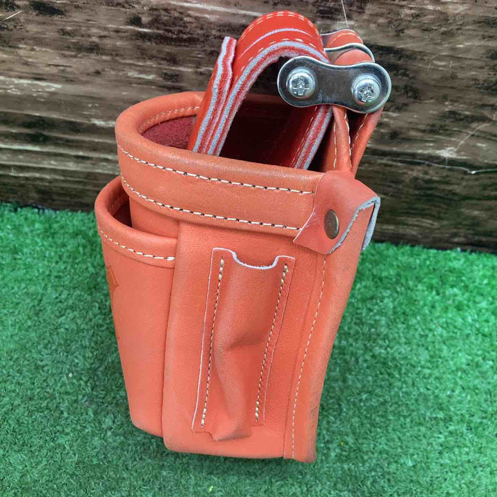 特価　ニックス チェーン式最高級硬式グローブ革小物腰袋(レッド) KGR-201VADX【川越店】