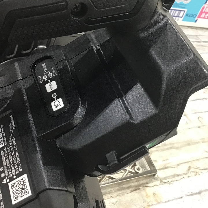 ★ハイコーキ(HIKOKI ※旧:日立工機) コードレスマルノコ C3606DB(NNB)  ベース、レバー付近の歪みあり 現状品【川口店】