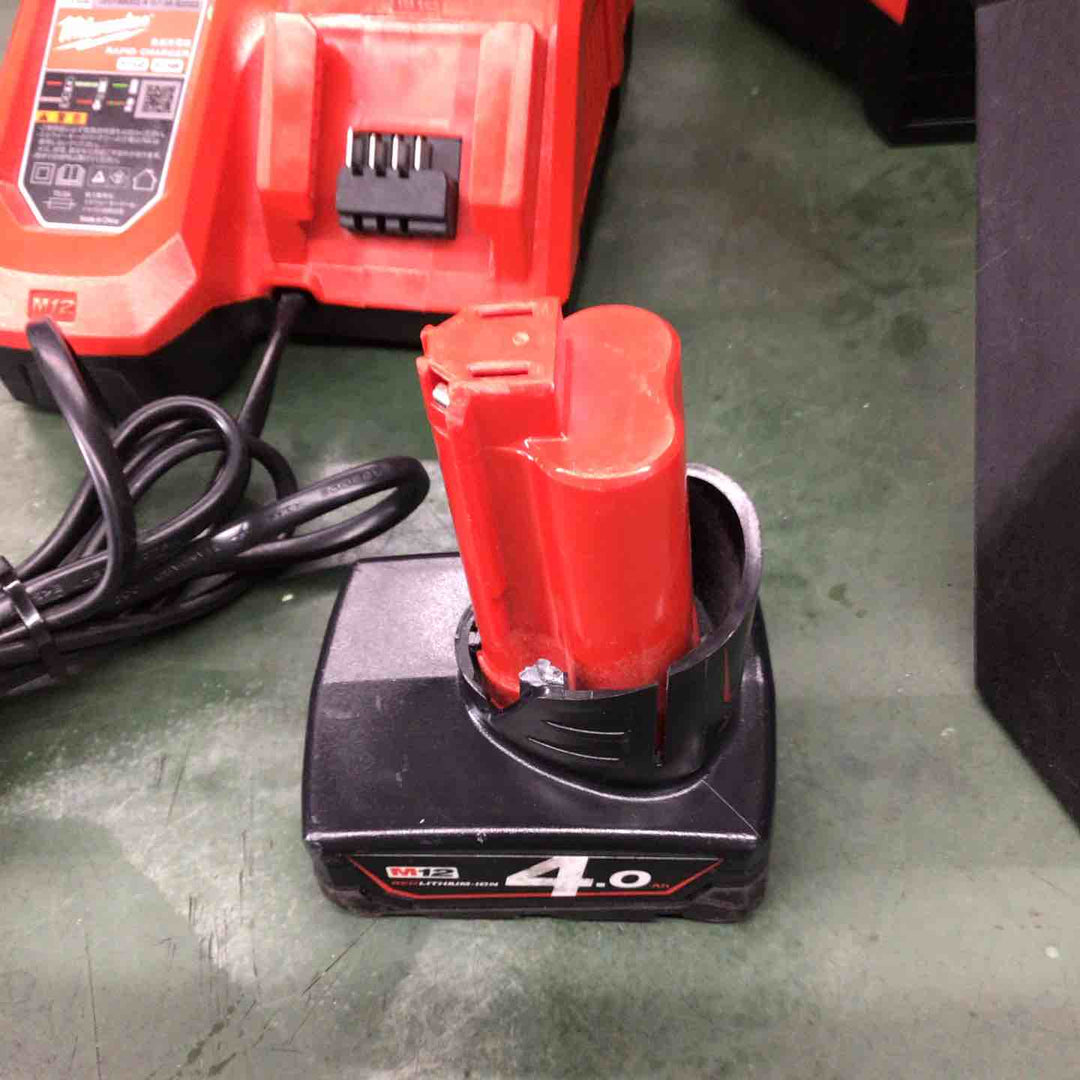 ミルウォーキー スタンドライト M12 傷あり 充電器 バッテリ1個割れあり【戸田店】