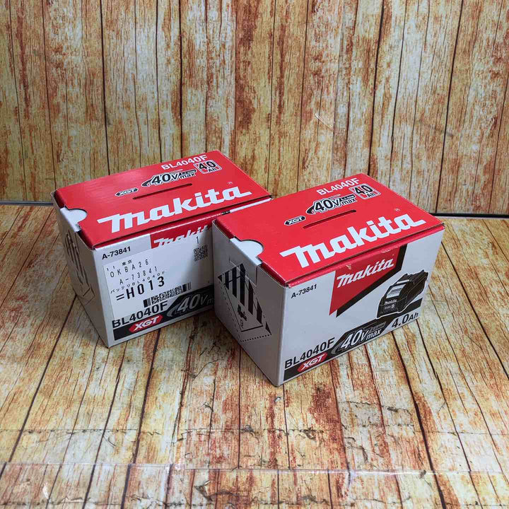 ★マキタ(makita) リチウムイオンバッテリー 40Vmax/4.0Ah BL4040F　2個セット【川崎店】