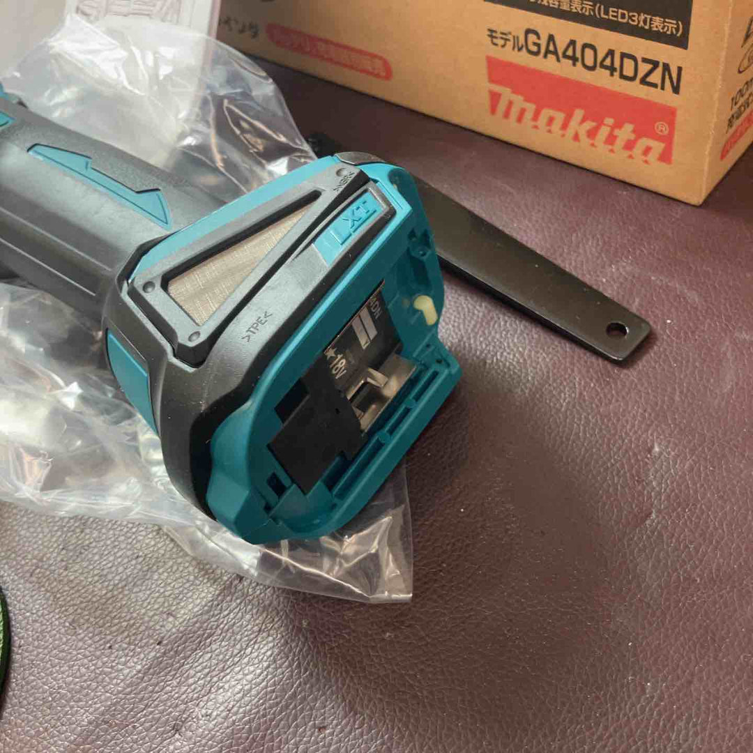 【未使用(店頭展示品)】マキタ(makita) 100mmコードレスディスクグラインダ GA404DZN (GA404DN)【東大和店】