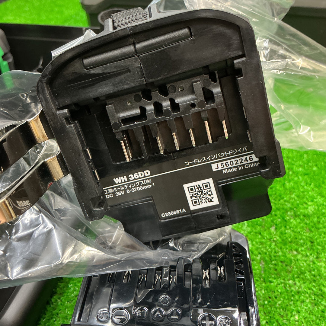 【未使用品】ハイコーキ(HIKOKI ※旧:日立工機) コードレスインパクトドライバ ストロングブラック WH36DD(2XHBSZ)【電材館越谷店】