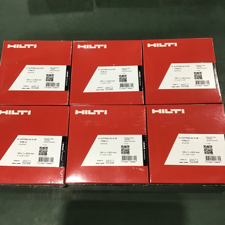 HILTI 切断砥石 AC-D ＃2145130 125mm 60枚 【川口店】