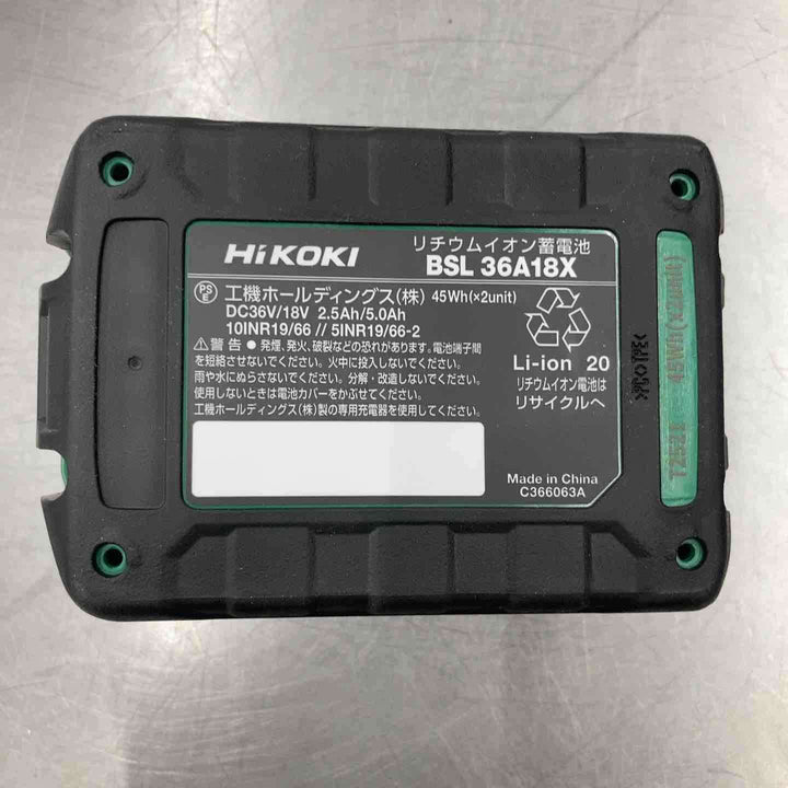 ★ハイコーキ(HIKOKI ※旧:日立工機) リチウムイオンバッテリー 36V/2.5Ah BSL36A18X 特価【所沢店】