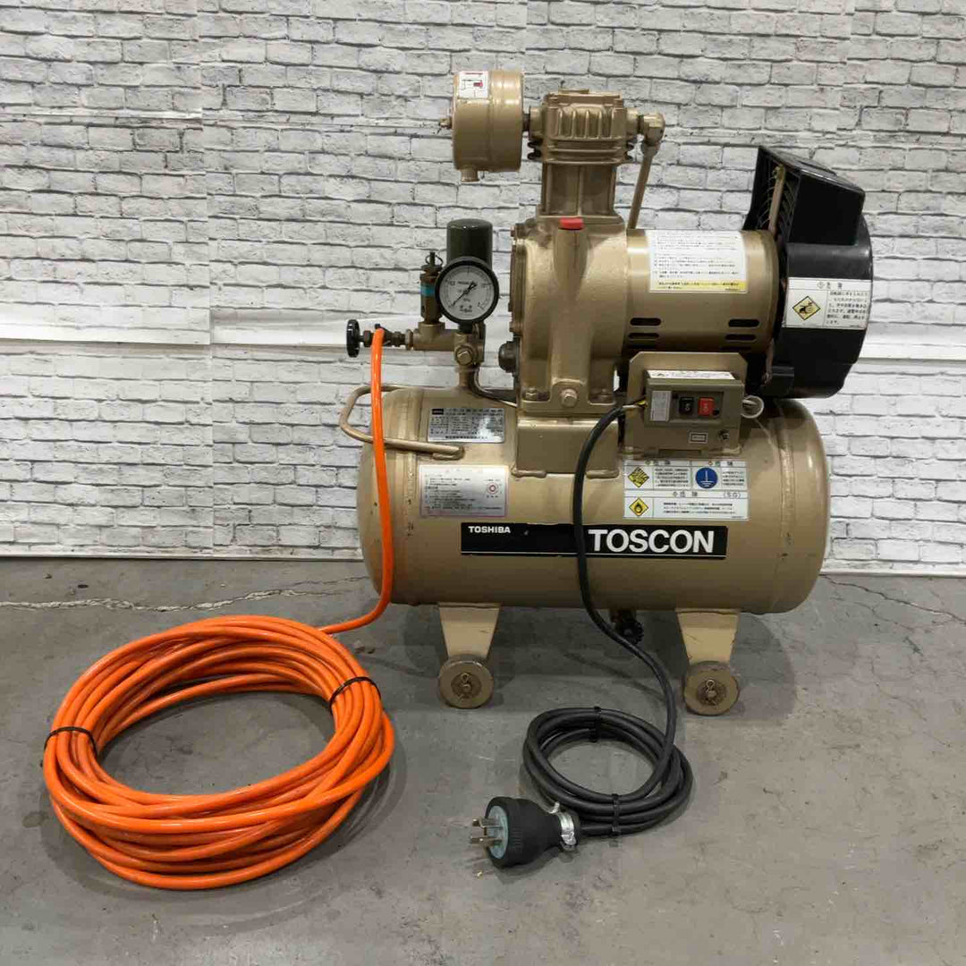 【店頭受取り限定】東芝　レシプロコンプレッサー　SP10D-4T1　200V　1/2馬力【川口店】