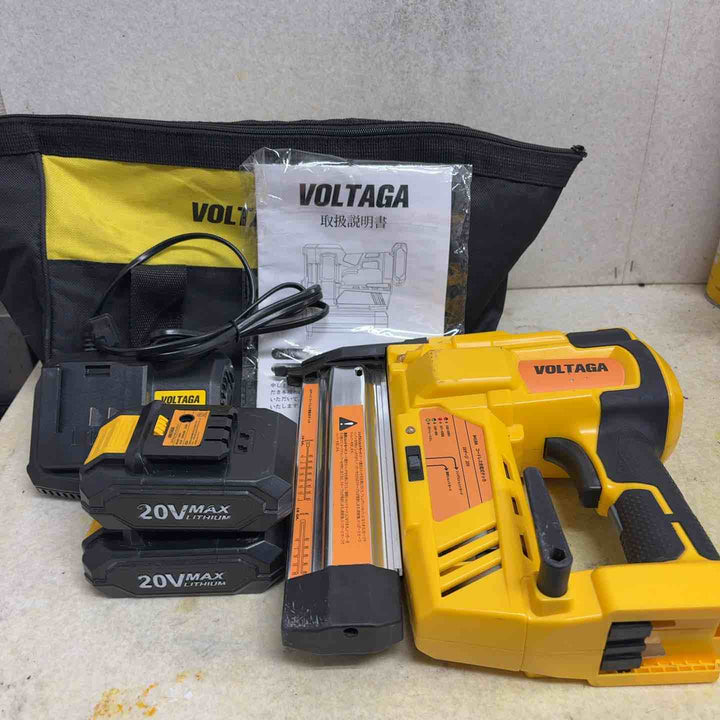 VOLTAGA コードレス充電式タッカ 9418 充電器 バッテリー2個付き【町田店】
