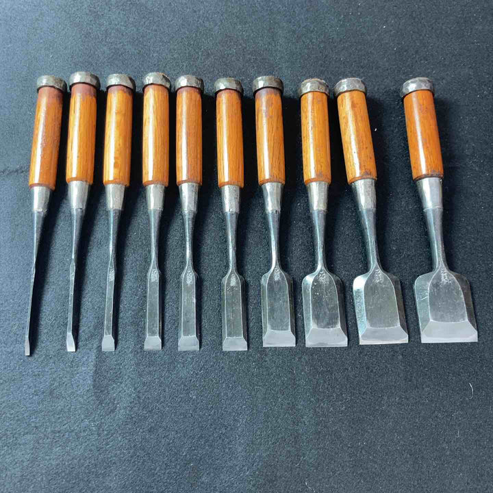 【中古品】鑿(のみ) 石流 10本組 【東大和店】