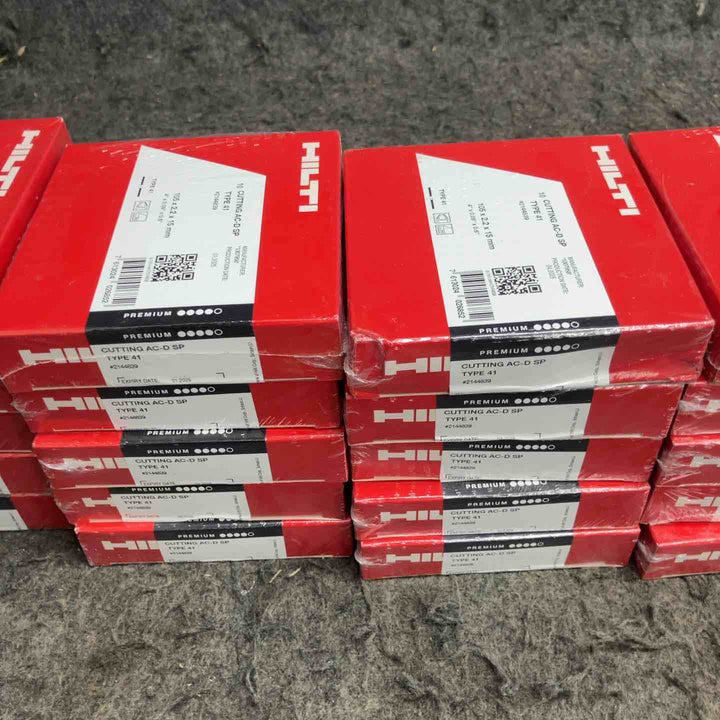 HILTI ヒルティ/切断砥石/AC-D SP TYPE41 105×2.2×15mm＃2144839*29点 計290枚 有効期限 2028年1月と4月【鴻巣店】