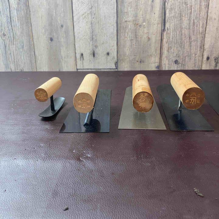 【中古美品】【まとめ売り】東京西勘 油焼左官ゴテ 東京石輝 6個セット こて 鏝【東大和店】
