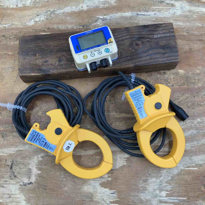 【現状品 】日置/HIOKI クランプロガー LR5051 クランプセンサー2台付き 通電のみ確認 【柏店】
