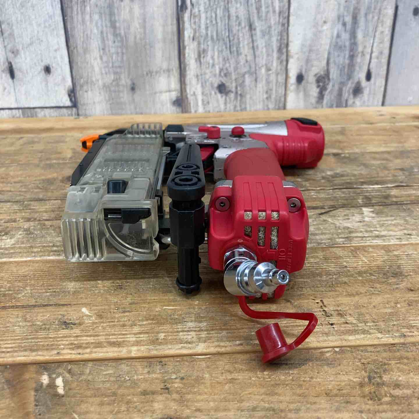 MAX HA-50P2(D) 高圧エアネイラ【市川行徳店】【店頭取引限定】【中古】管理番号：ITRCYTEE7GEK 中古品】 マックス(MAX) 高圧ピンネイラ HA-50P2(D) タッカー 釘打ち