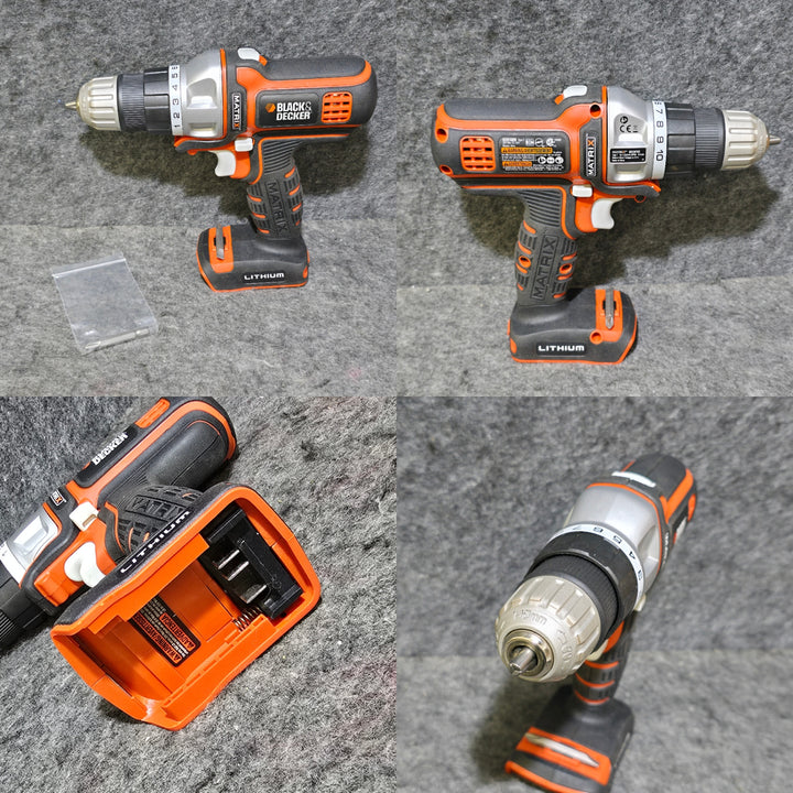 【美品※付属のバッテリは使用不可※】BLACK＆DECKER(ブラックアンドデッカー) ケース・工具コンボキッド BDCDMT1206KITC+その他【桶川店】