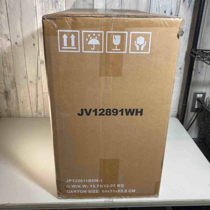 ◇Costway 大型折りたたみキャリーワゴン JV12891WH カラー：ホワイト ショッピングカート 折り畳み式【戸田店】