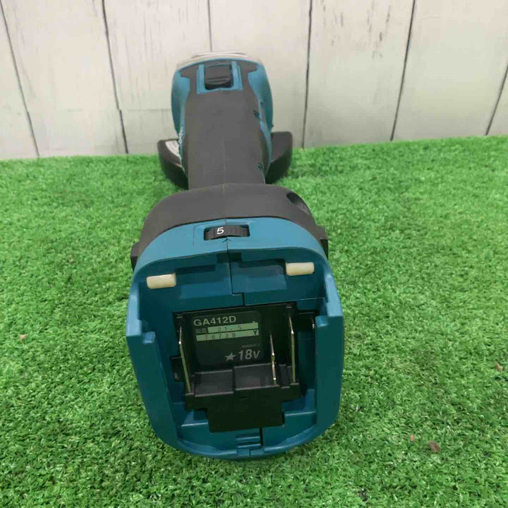 ★マキタ(makita) 100mmコードレスディスクグラインダ GA412DRGX 18V 動作確認済【川口店】