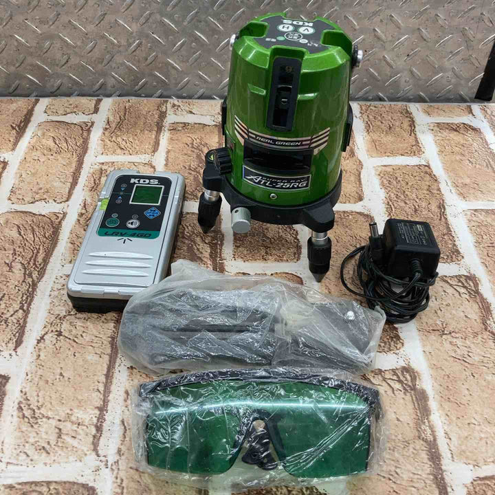 ◇KDS リアルグリーン レーザー墨出し器 縦・横  ATL-25RG【所沢店】