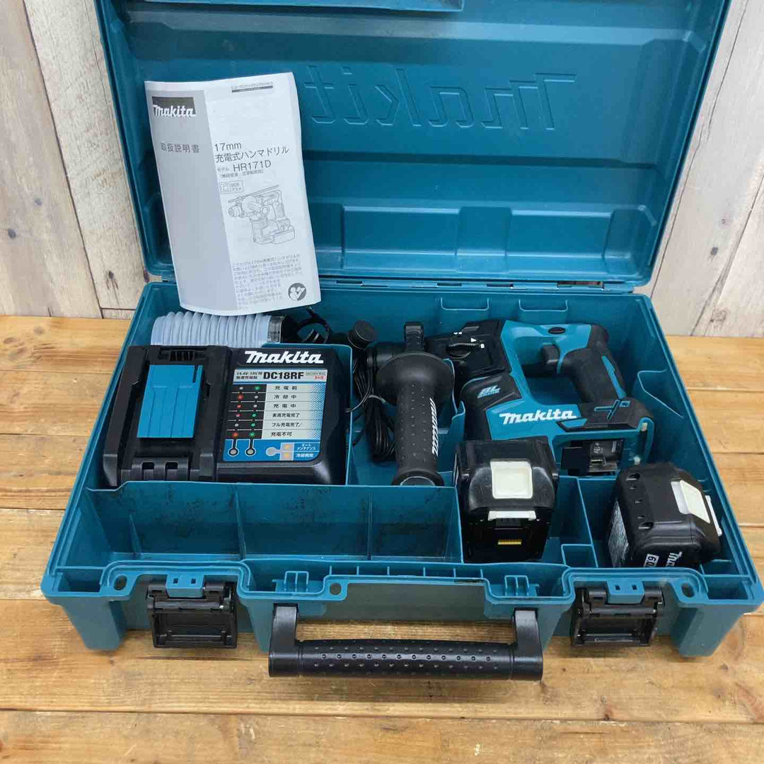 【中古品】 マキタ(makita) コードレスハンマドリル HR171DRGX フルセット品 18V 振動 【東大和店】