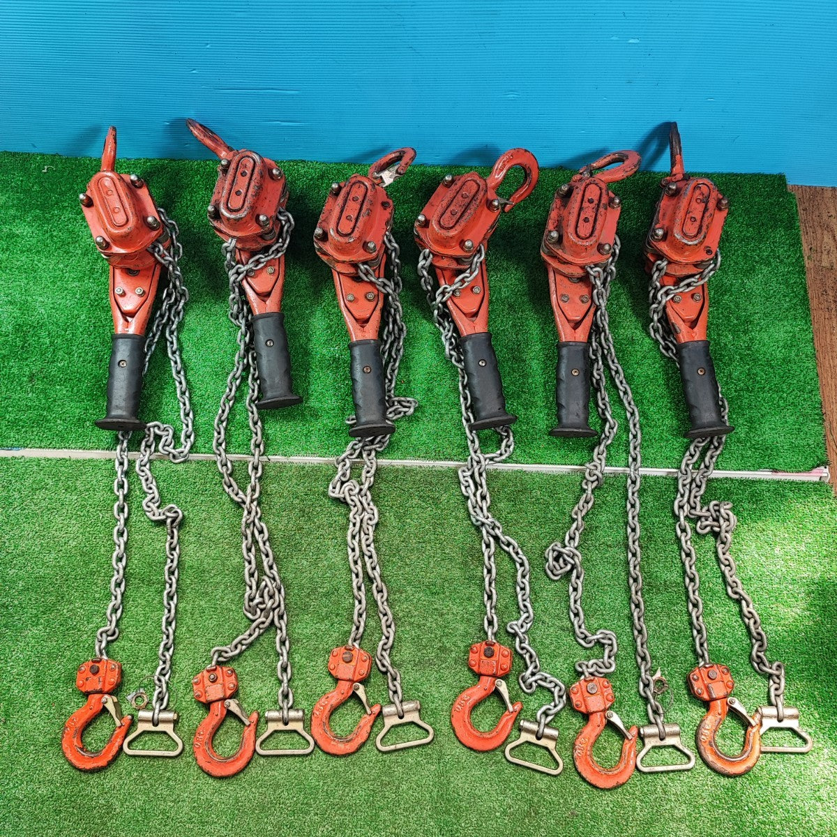 ▽レバーブロック 0.8t ALR社レバーホイスト 6個まとめ【岩槻店