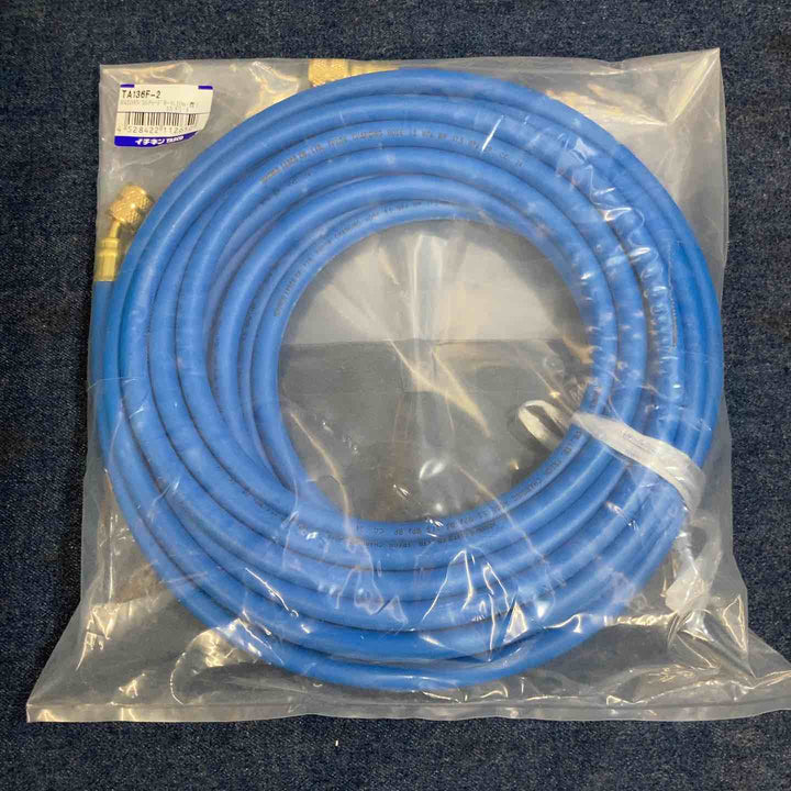 ◇イチネンTASCO TA136F-2 R410A5/16チャージホース(10m・青)【八潮店】