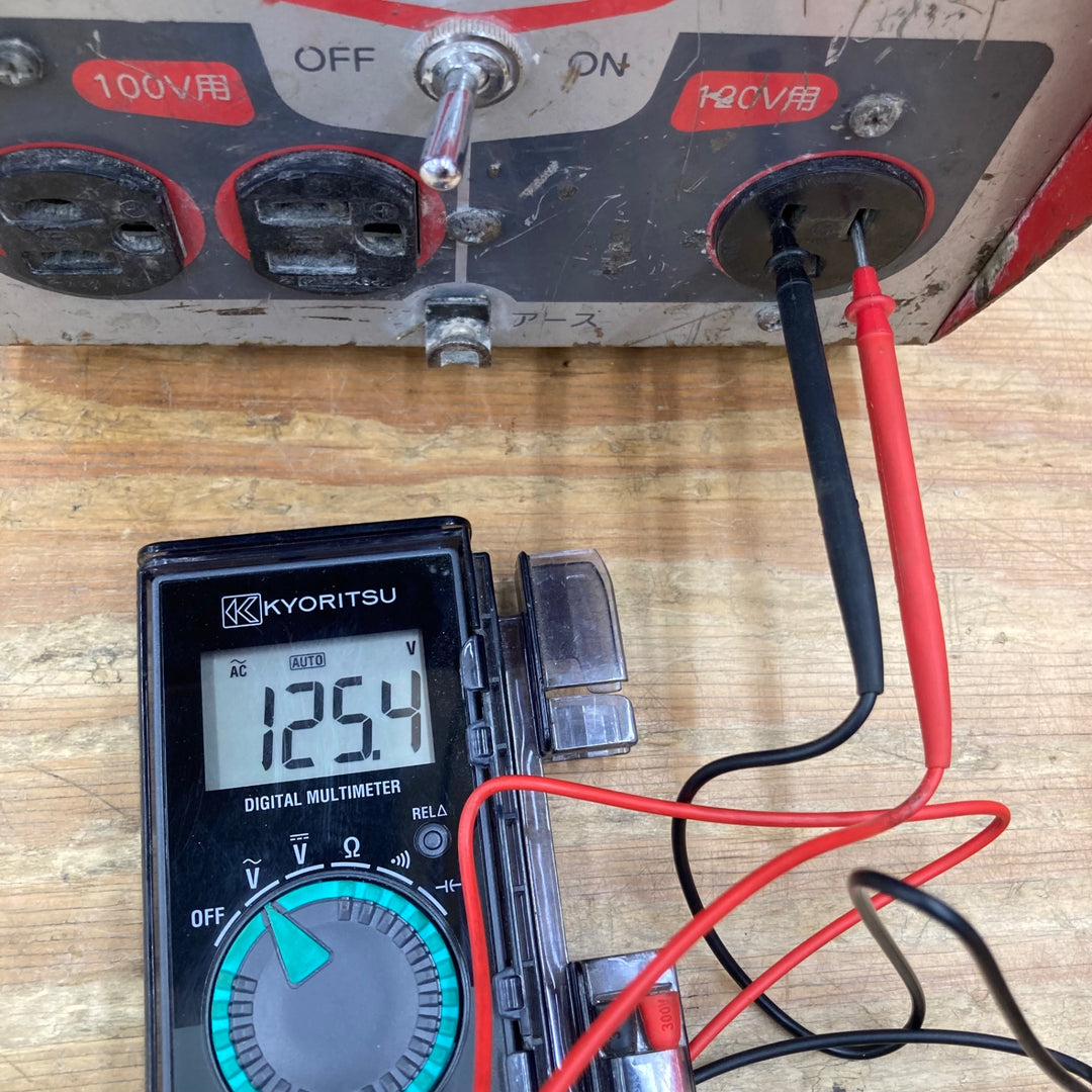【現状品】コンセック(旧:発研) 昇圧トランス HDT-3B 100Vコンセント 出力110～130V【柏店】
