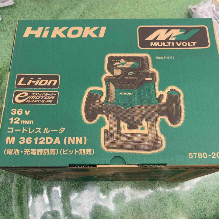 ハイコーキ(HIKOKI ※旧:日立工機) コードレスルーター M3612DA(NN)　3台セット【町田店】