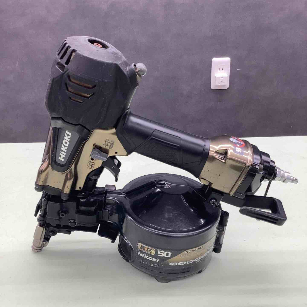 ★ハイコーキ(HIKOKI ※旧:日立工機) 高圧エア釘打ち機 NV50HR2(N)【越谷店】
