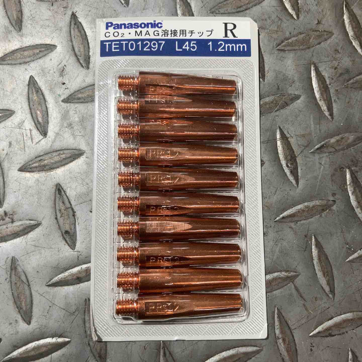 Panasonic パナソニック CO2・MAG溶接用チップ L45 1.2mm TET01297 R 100個入り【草加店】