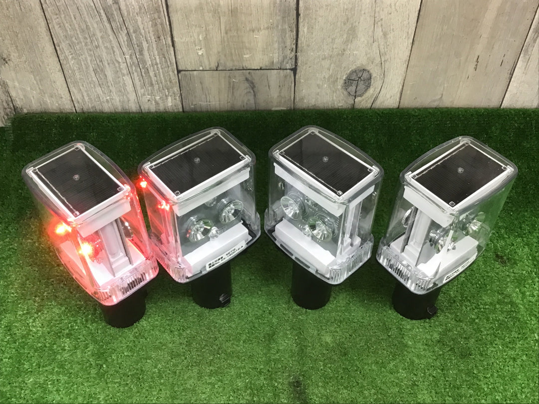 キャットアイ シグナルスター LE-150 LEDソーラー式同期工事灯 カラーコーン用  4個セット【富山店】●Y5
