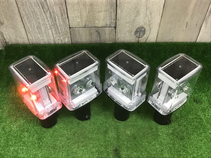 キャットアイ シグナルスター LE-150 LEDソーラー式同期工事灯 カラーコーン用  4個セット【富山店】●Y5
