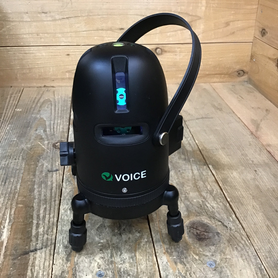 〇VOICE レーザー墨出し器 5ライン(矩十字・横) グリーンレーザー Model-G5【所沢店】