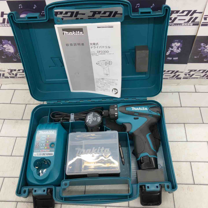 ☆マキタ(makita) コードレスドリルドライバー DF030DWX【所沢店】