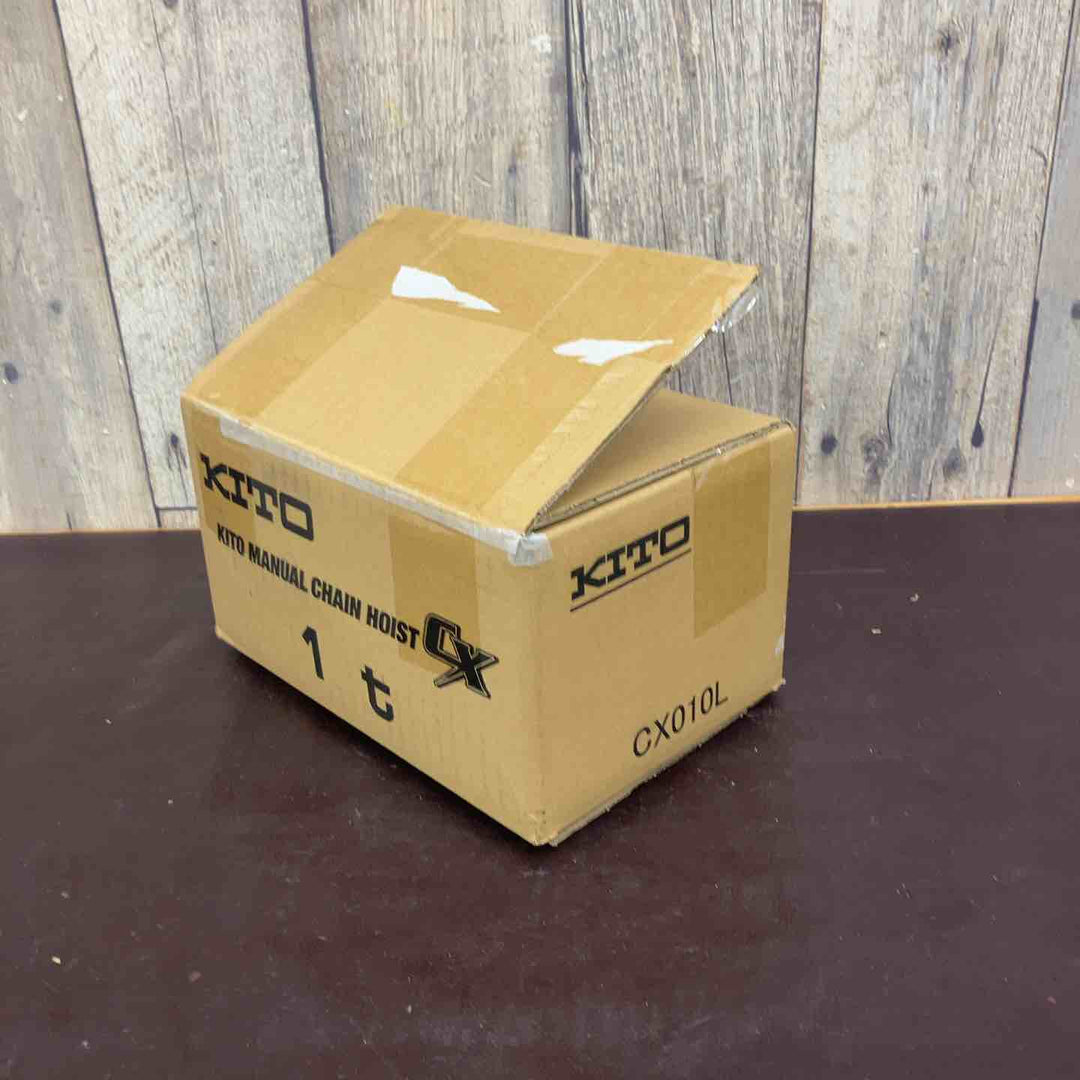 【未使用(店頭展示品)】 KITO(キトー) チェーンブロック CX010L (CX1A) 【東大和店】