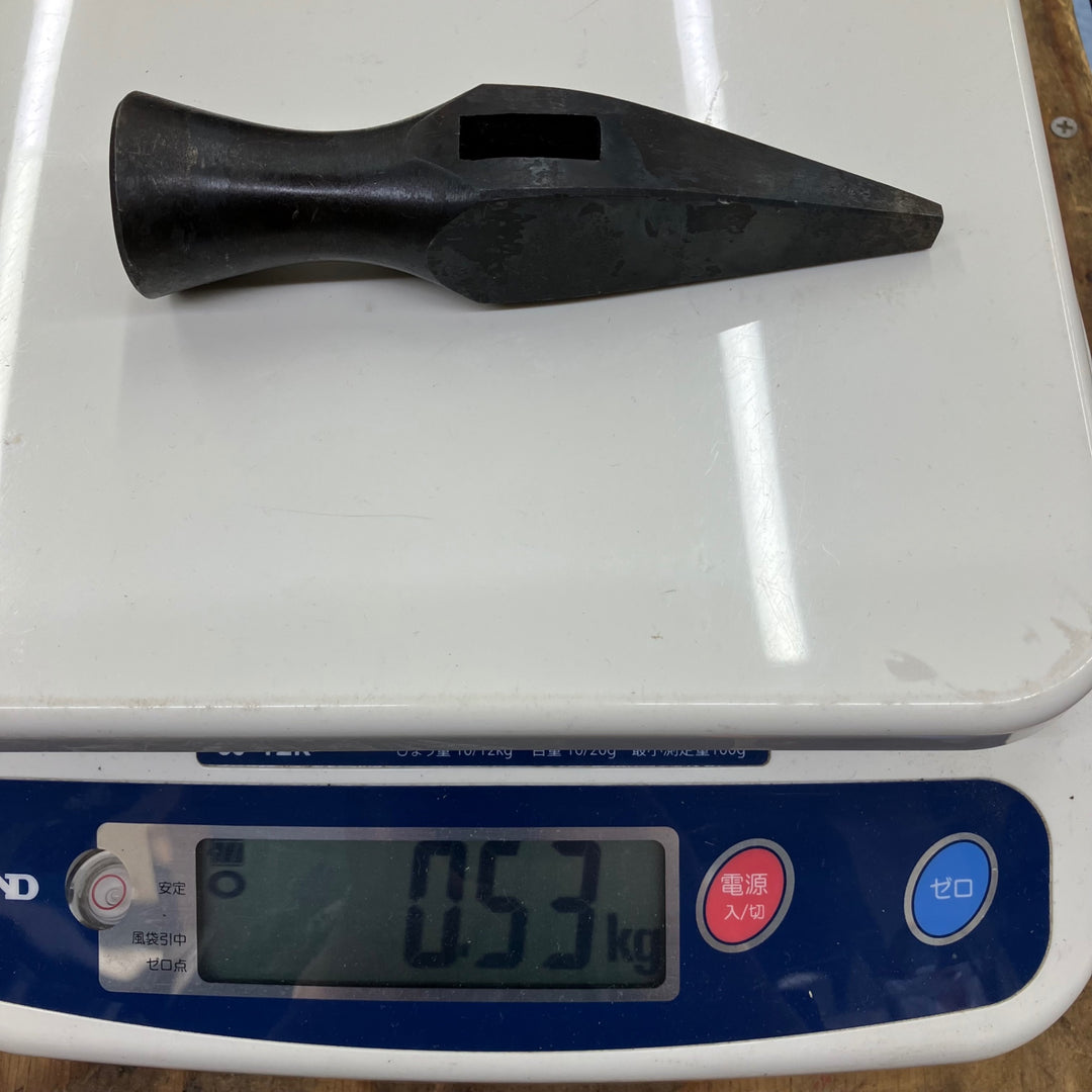 【中古品】菱貫 舟手玄翁 大 頭のみ 重量約530g 玄能 ハンマー 和工具 大工道具【柏店】