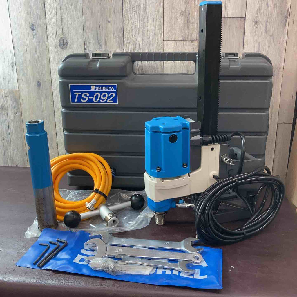 中古品】シブヤ(SHIBUYA) コアドリル TS-092 穿孔機 ダイヤモンド 中古品】シブヤ(SHIBUYA) コアドリル TS-092 穿孔機 ダイヤモンド