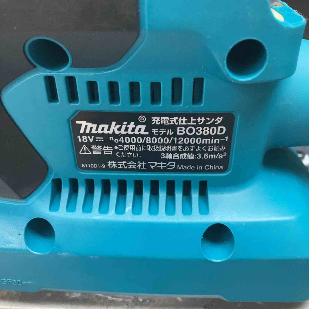 ★マキタ(makita) コードレス仕上サンダー BO380DZ【川越店】