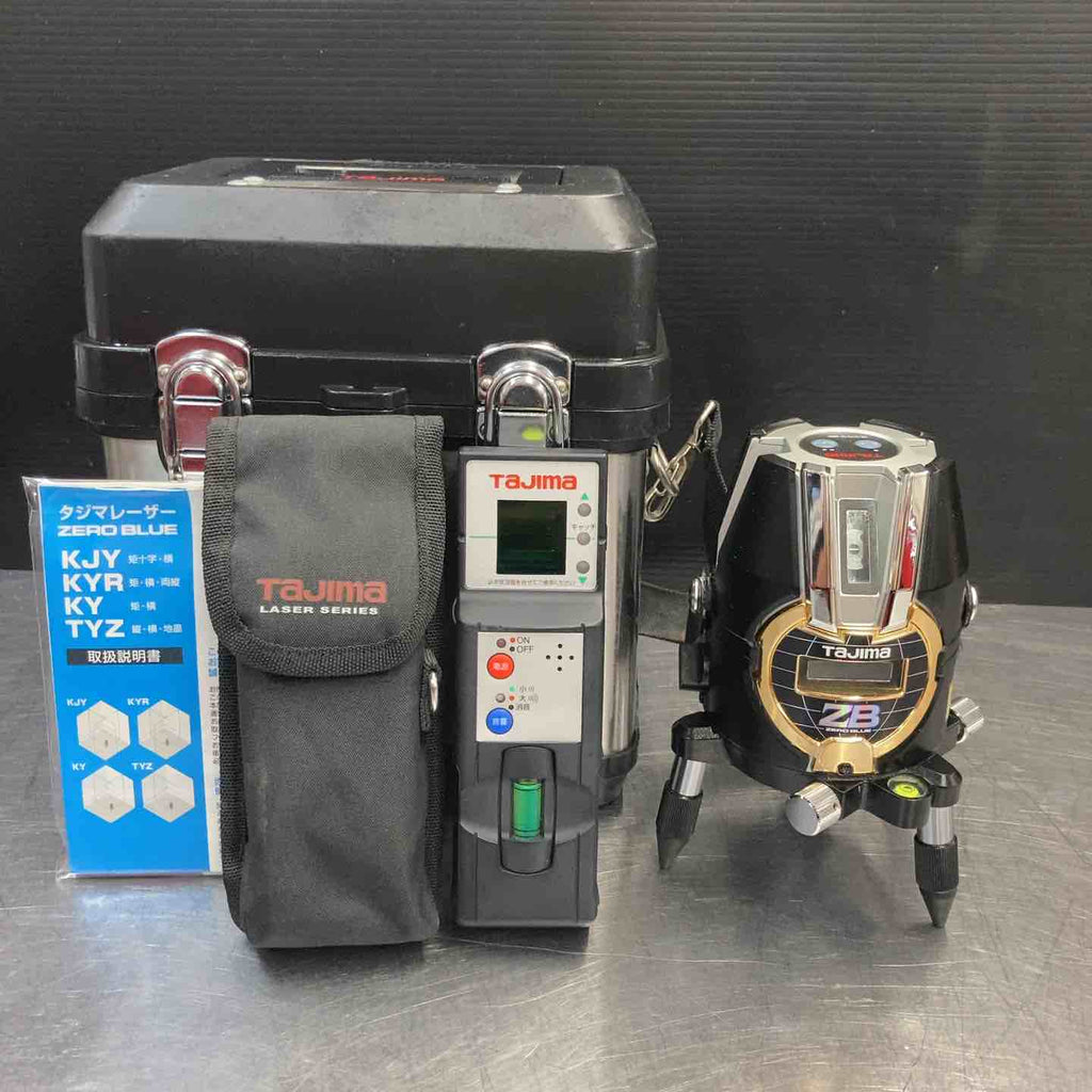 中古品】 タジマ(TAJIMA) ブルーグリーンレーザー墨出し器 ZEROB-KY 矩