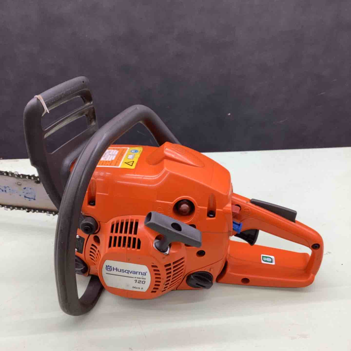 【中古】Husqvarna ハスクバーナ 120e MarkⅡ エンジンチェーンソー【ハンズクラフト熊本けやき通り店】【店頭取引限定】 ハスクバーナ 120e Mark II チェンソー | Husqvarna JP