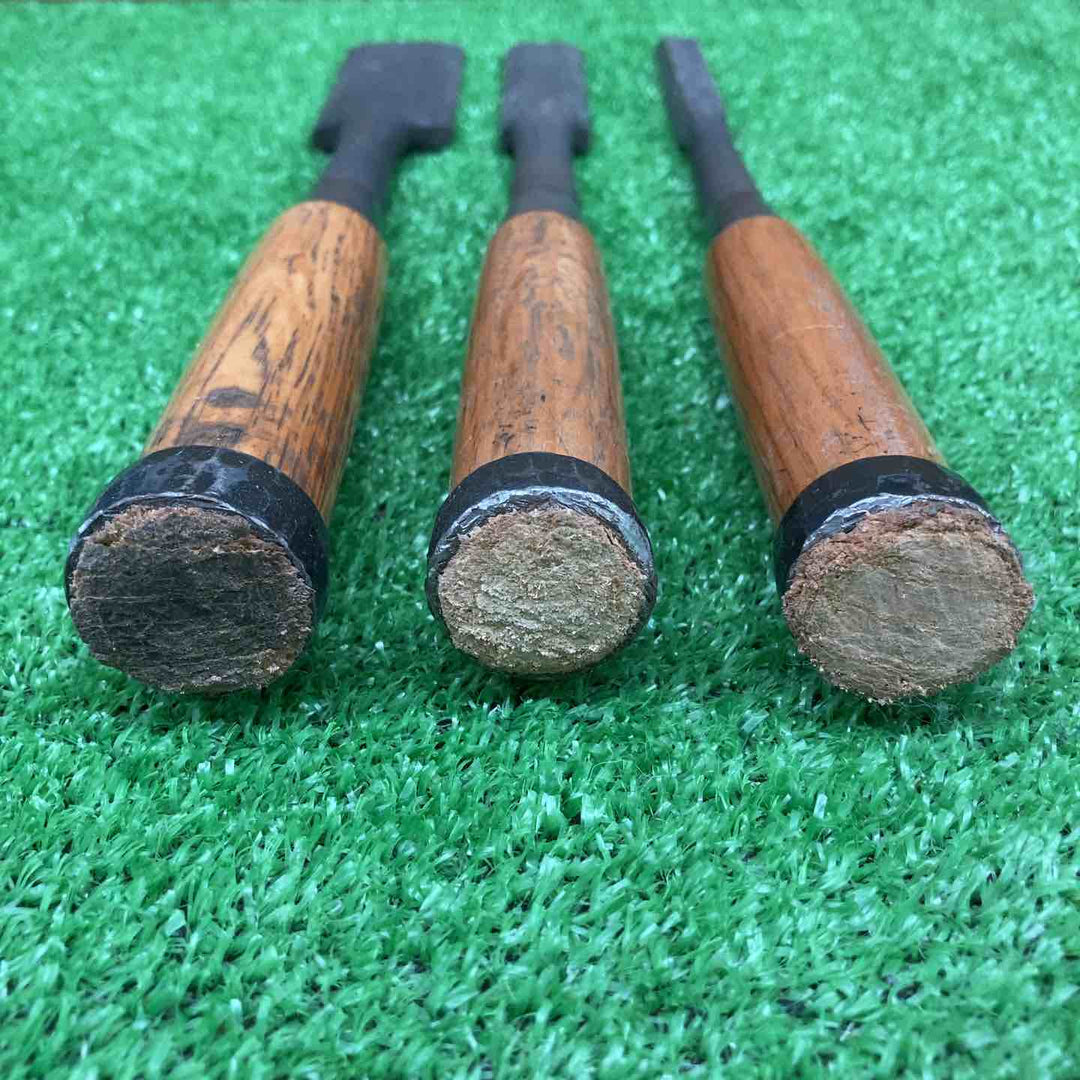 【中古・現状品】 鑿 のみ 正道 銘 3本組 【鴻巣店】