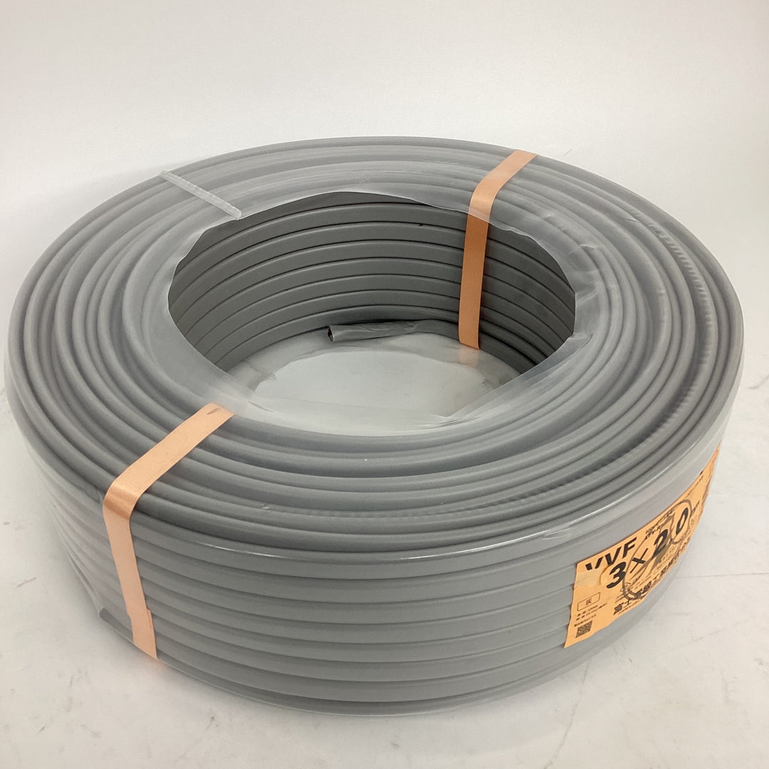 ◇富士電線　VVFケーブル　3C×2.0mm 100m巻【狭山】
