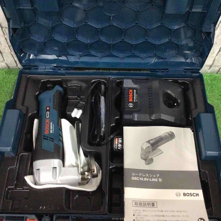 ◇ボッシュ(BOSCH) バッテリーシェア GSC10.8V-LIN2 コードレスシャー【川口店】