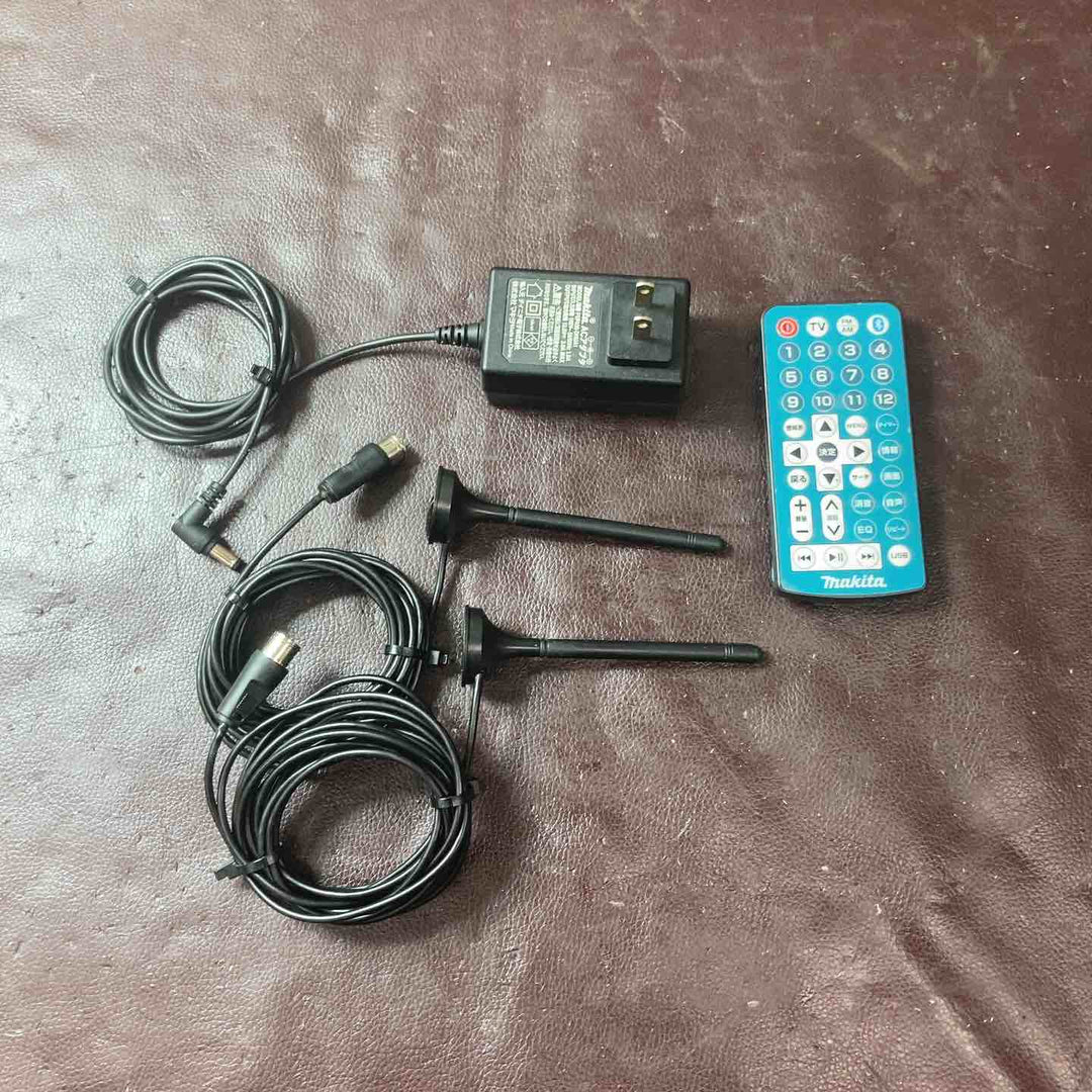 【中古品】マキタ(makita) コードレスラジオ付テレビ TV100 リモコン付属【東大和店】