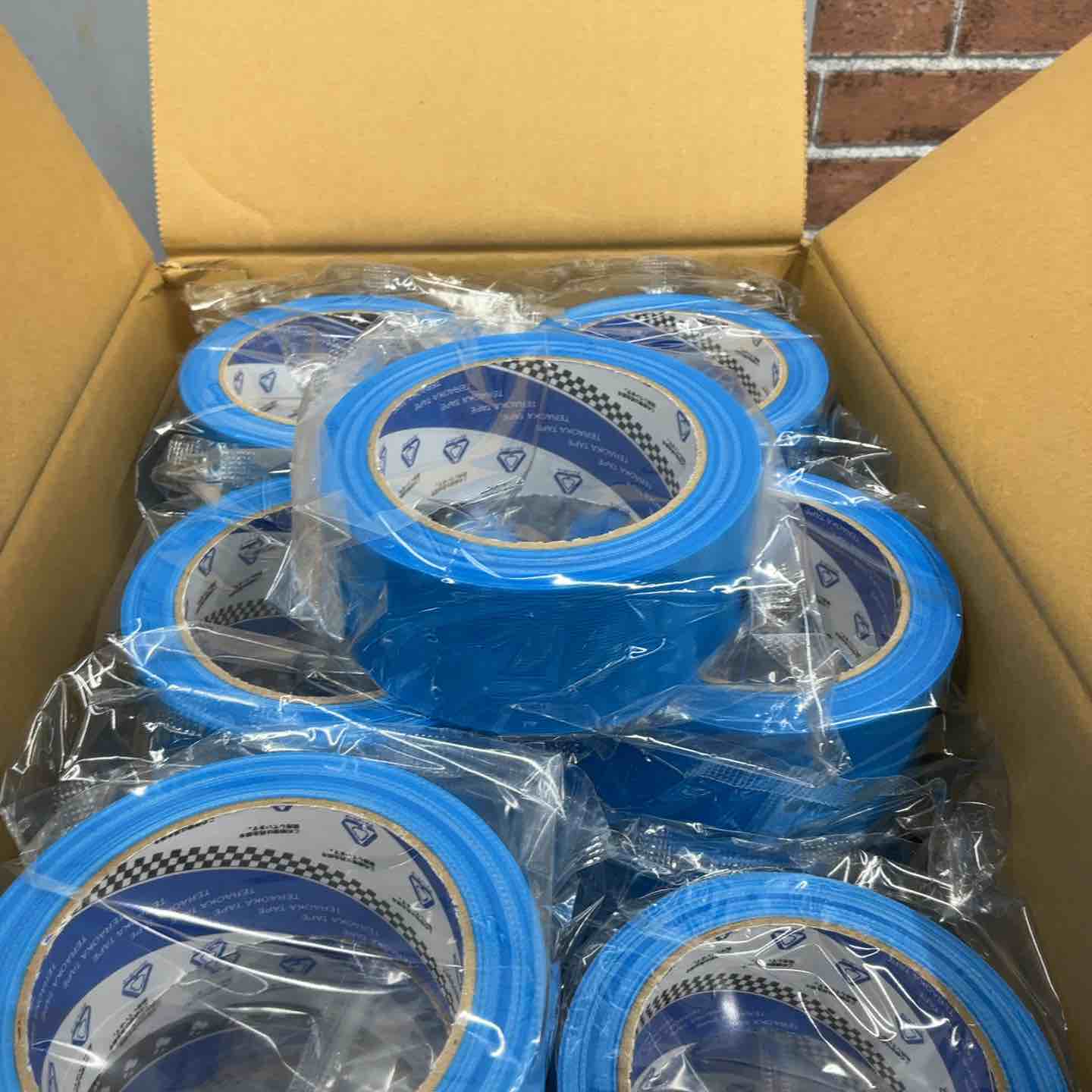 【未使用品】 寺岡のPカットテープ 青 No.4140 45mm×25m 36巻入 ２箱セット 計72巻 【藤沢店】 寺岡のPカットテープ 青 No.4140 2箱セット(1箱36巻入) 計72巻セット