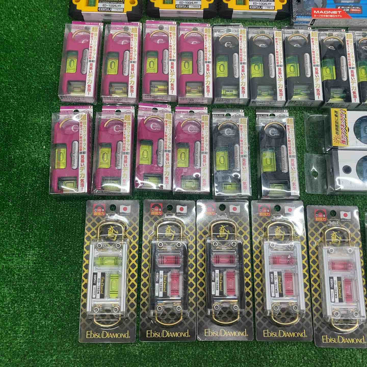 18go【未開封/送料無料】水平器 磁石モデル マグネット付き 40個まとめ売り エビスダイヤモンド KOD シンワ等【川越店】