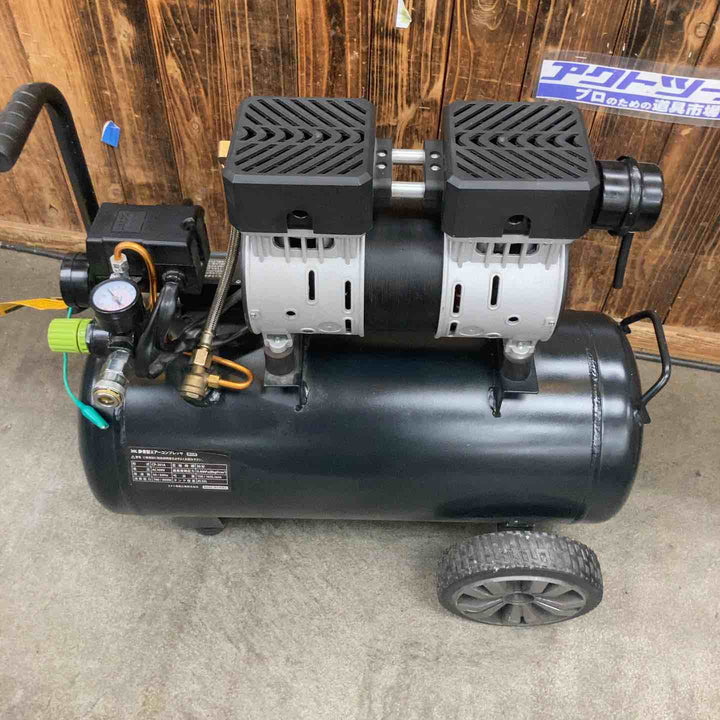 MINATO エアーコンプレッサー 静音オイルレス型30L CP-301A＆エアサブタンク CPT-391ALセット　【川崎店】