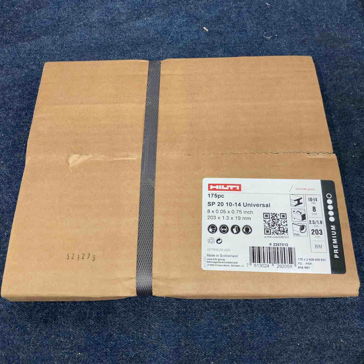 ◇ヒルティ(HILTI) レシプロソーブレード SP20 10-14Univaesal(175pc) 203mm×1.3mm×19mm #2267012【八潮店】